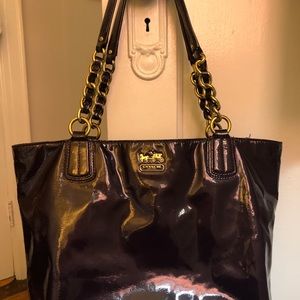 Gorgeous classy Purple Coach Handbag